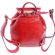 Δερμάτινη Τσάντα Πλάτης Davide Firenze Leather 6554 Κόκκινο