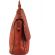 Δερματινη Τσαντα Ταχυδρομου Natalina Firenze Leather 68116 Κόκκινο
