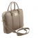 Τσάντα Laptop Δερμάτινη Prato TL141626 Σταχτί σκούρο Tuscany Leather