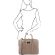 Τσάντα Laptop Δερμάτινη Prato TL141626 Σταχτί σκούρο Tuscany Leather