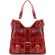 Γυναικεία Τσάντα Δερμάτινη Melissa Κόκκινο Tuscany Leather