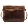 Ανδρική Τσάντα Δερμάτινη Messenger Double TL90475 Καφέ σκούρο Tuscany Leather