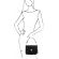 Γυναικεία τσάντα ώμου δερμάτινη Nausica Μαύρο Tuscany Leather