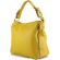 Δερμάτινη Τσάντα Ώμου Hobo Artemisa Firenze Leather 5760 Κίτρινο