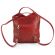 Δερμάτινη Τσάντα Ώμου Cloe V Firenze Leather 6545 Σκούρο Κόκκινο
