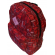Τσάντα Πλάτης Πολυεστέρα Geometric 30x15x39cm Κόκκινο