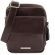 Ανδρικό Τσαντάκι Δερμάτινο Larry Tuscany Leather TL141915 Καφέ Σκούρο
