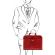 Επαγγελματική Τσάντα Δερμάτινη Sorrento Tuscany Leather TL141022 Κόκκινο
