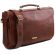 Ανδρική Τσάντα Δερμάτινη Mantova με Smart Connect 15.6 ίντσες Tuscany Leather TL142068 Καφέ
