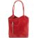 Γυναικεία Τσάντα Δερμάτινη Πλάτης & Ώμου Patty Tuscany Leather TL141497 Κόκκινο