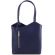 Γυναικεία Τσάντα Δερμάτινη Πλάτης & Ώμου Patty Tuscany Leather TL141455 Μπλε σκούρο