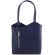 Γυναικεία Τσάντα Δερμάτινη Πλάτης & Ώμου Patty Tuscany Leather TL141455 Μπλε σκούρο