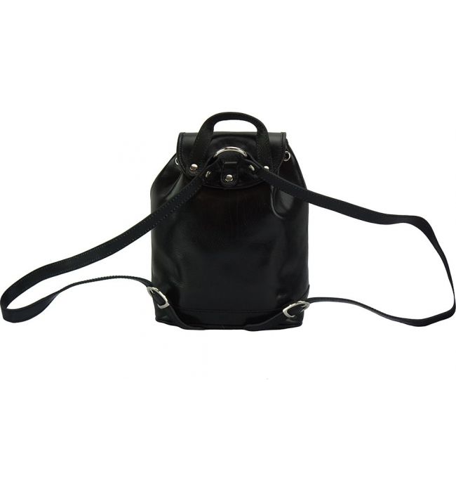 Δερμάτινη Τσάντα Πλάτης Luminosa Firenze Leather 6559 Μαύρο