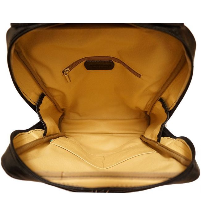 Δερμάτινη Τσάντα Πλάτης Gabriele Firenze Leather 6538 Μαύρο