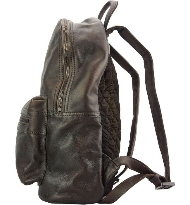 Δερμάτινη Τσάντα Πλάτης Josh Firenze Leather 68028 Σκουρο Καφε