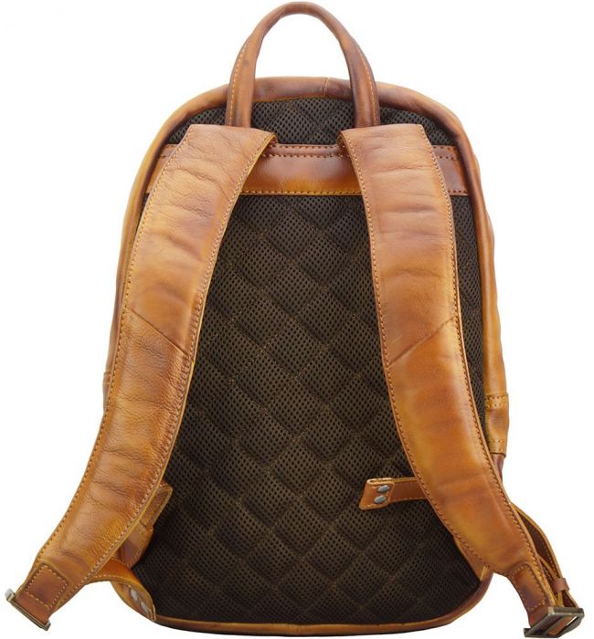 Δερμάτινη Τσάντα Πλάτης Armando Firenze Leather 68029 Μπεζ