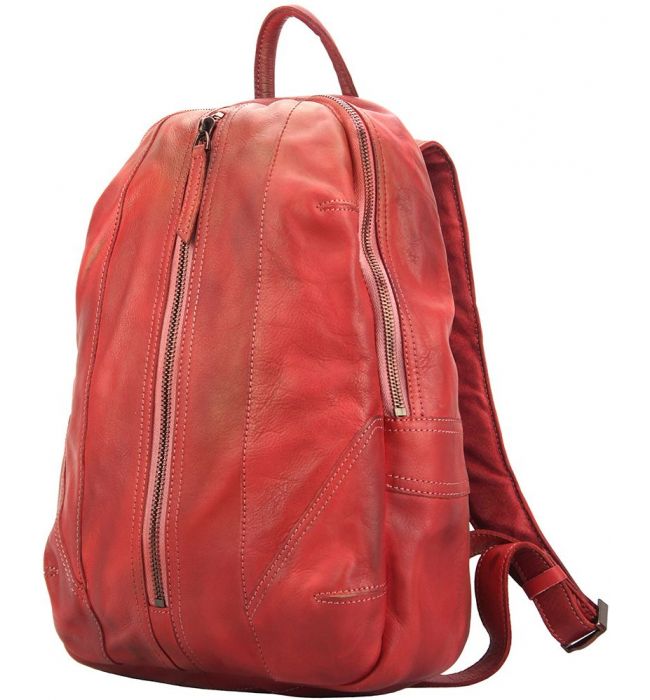 Δερμάτινη Τσάντα Πλάτης Armando Firenze Leather 68029 Σκουρο Κόκκινο