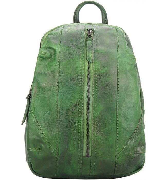 Δερμάτινη Τσάντα Πλάτης Armando Firenze Leather 68029 Σκουρο Πρασινο