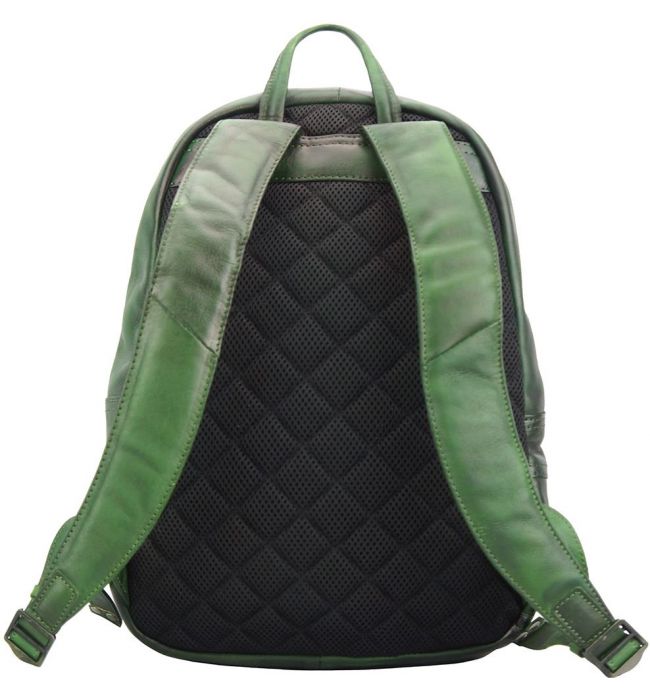 Δερμάτινη Τσάντα Πλάτης Armando Firenze Leather 68029 Σκουρο Πρασινο