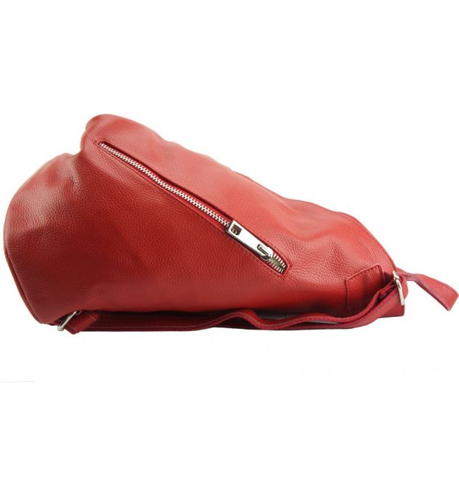 Δερμάτινη Τσάντα Πλάτης Clapton Firenze Leather 9200 Κόκκινο