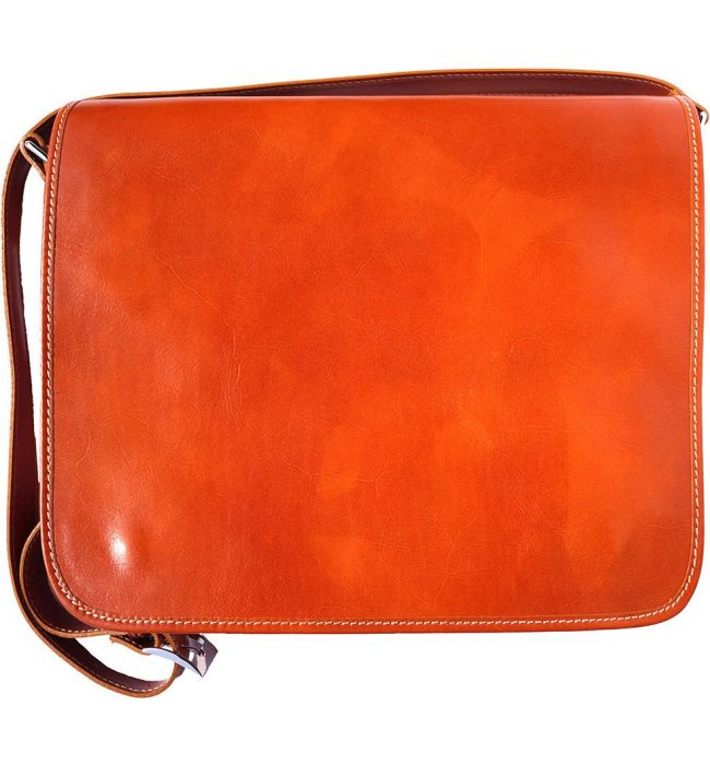 Τσάντα Ταχυδρόμου Δερματινη Firenze Leather 6555 Μπεζ