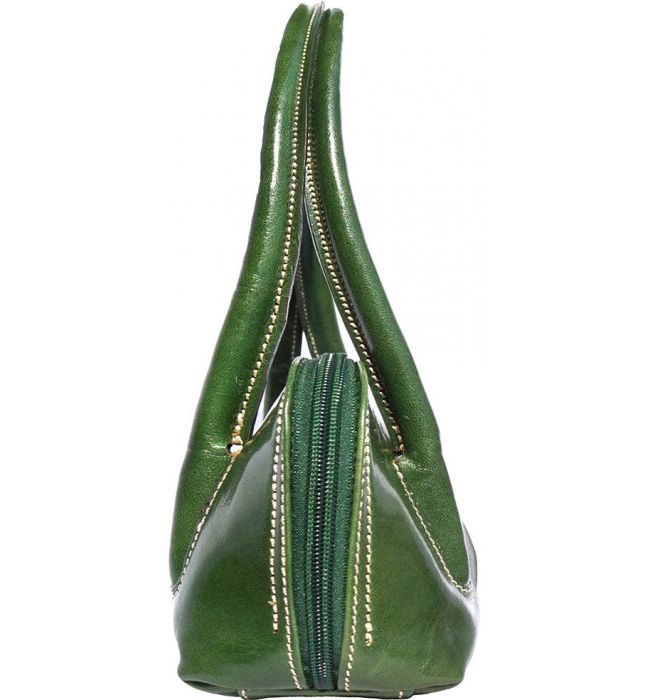 Δερμάτινη Τσάντα Ώμου Serafina Firenze Leather 6886 Σκουρο Πρασινο