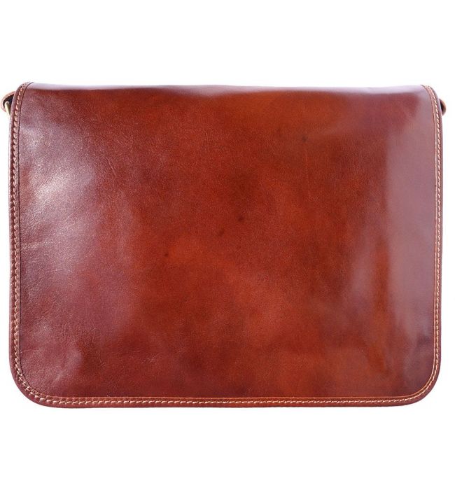 Δερμάτινη Τσάντα Ταχυδρόμου Firenze Leather 6548 Καφε