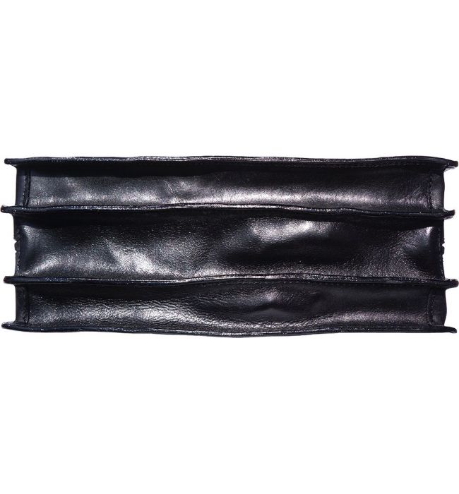 Δερμάτινος Χαρτοφύλακας 3 Θέσεων Firenze Leather 7603 Μαύρο