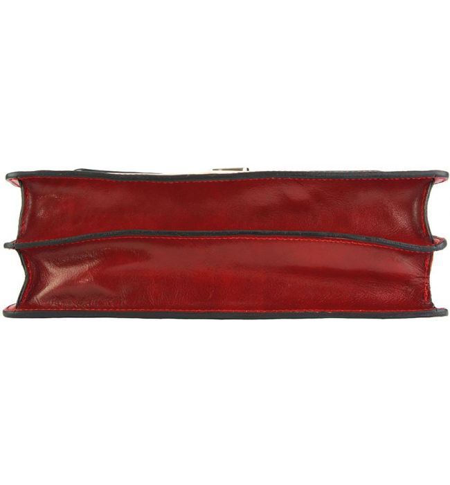 Δερματινος Χαρτοφυλακας Mini Sergio Firenze Leather 7606 Κόκκινο