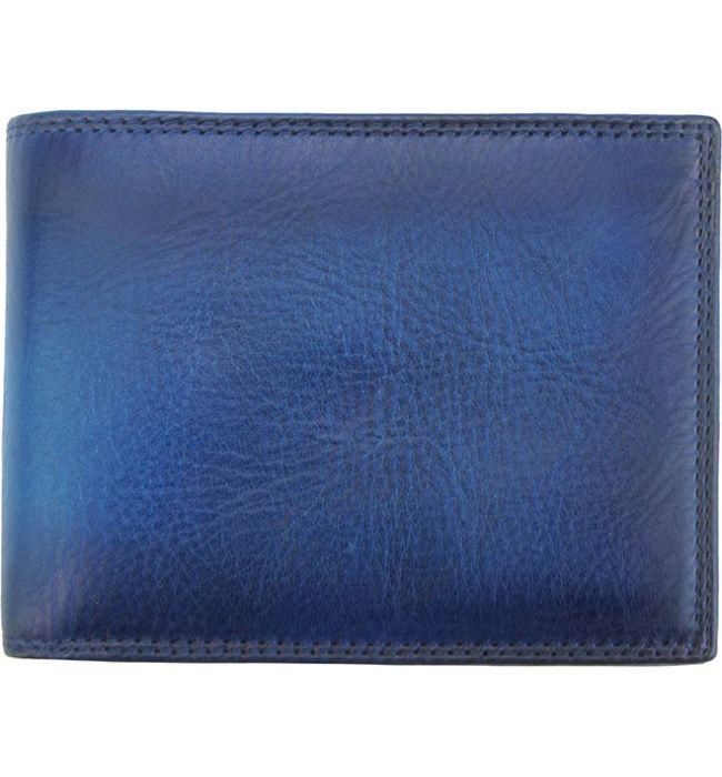 Δερμάτινο Πορτοφόλι Multiple Firenze Leather 53826 Σκουρο Μπλε
