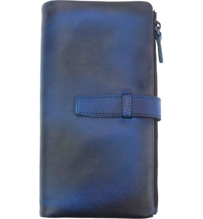 Δερμάτινο Πορτοφόλι Agostino Firenze Leather 51484 Σκουρο Μπλε