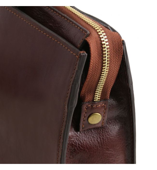 Γυναικεία Επαγγελματική Τσάντα Δερμάτινη Palermo TL141343 Μελί Tuscany Leather