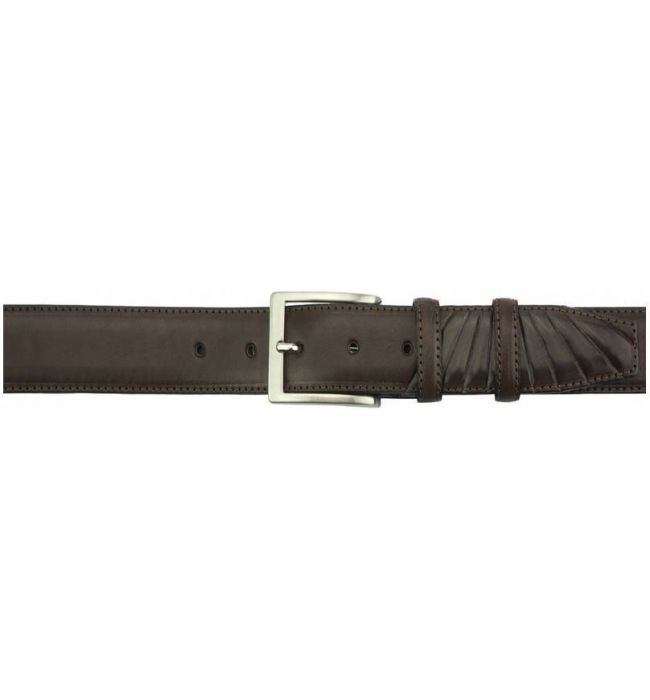 Δερμάτινη Ζώνη Camuni Firenze Leather 02135 Σκούρο Καφέ 35mm