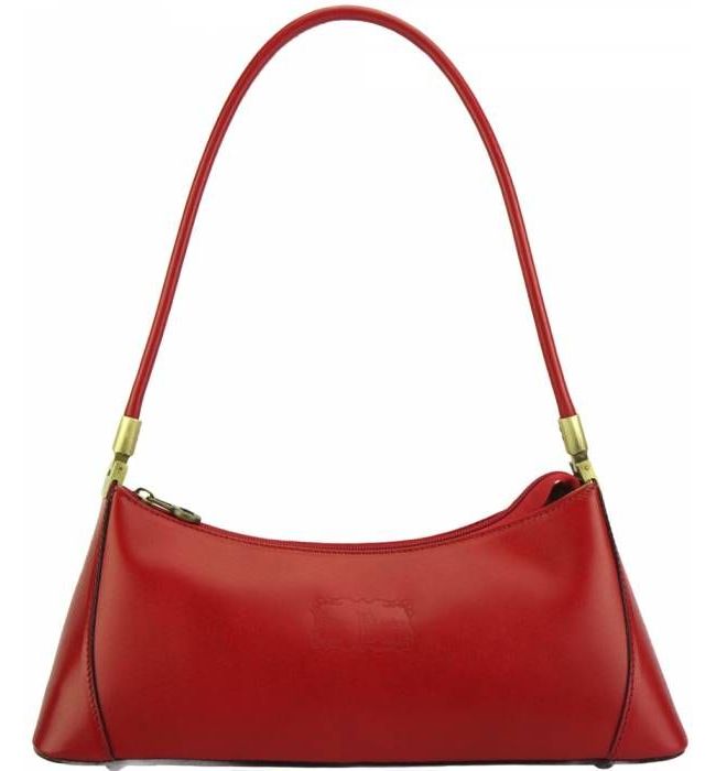 Δερμάτινη Τσάντα Χειρός Cirilla Firenze Leather 187 Κόκκινο