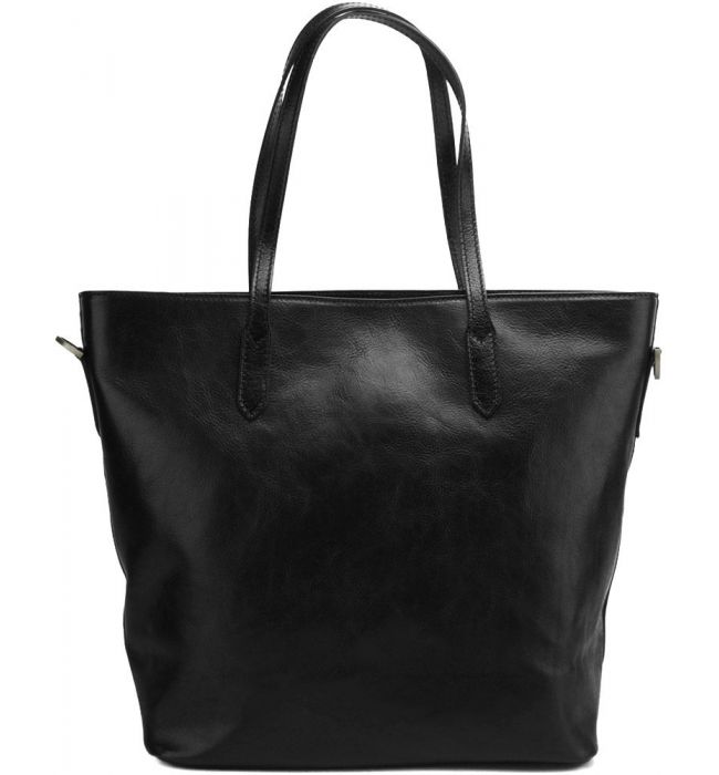 Δερμάτινη Τσάντα Ώμου Darcy Firenze Leather 6576 Μαύρο
