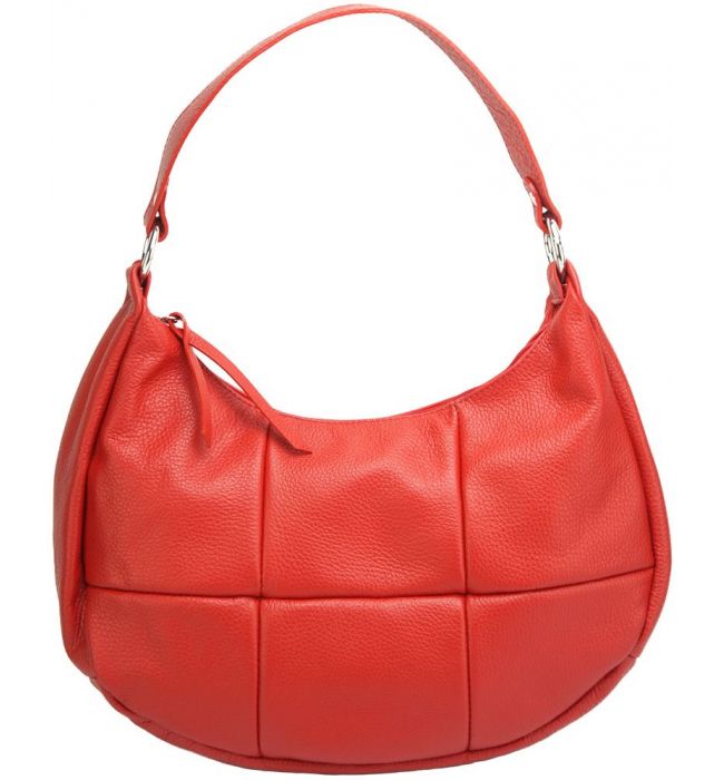 Δερμάτινη Τσάντα Χειρός Dafne Firenze Leather 9014 Κόκκινο