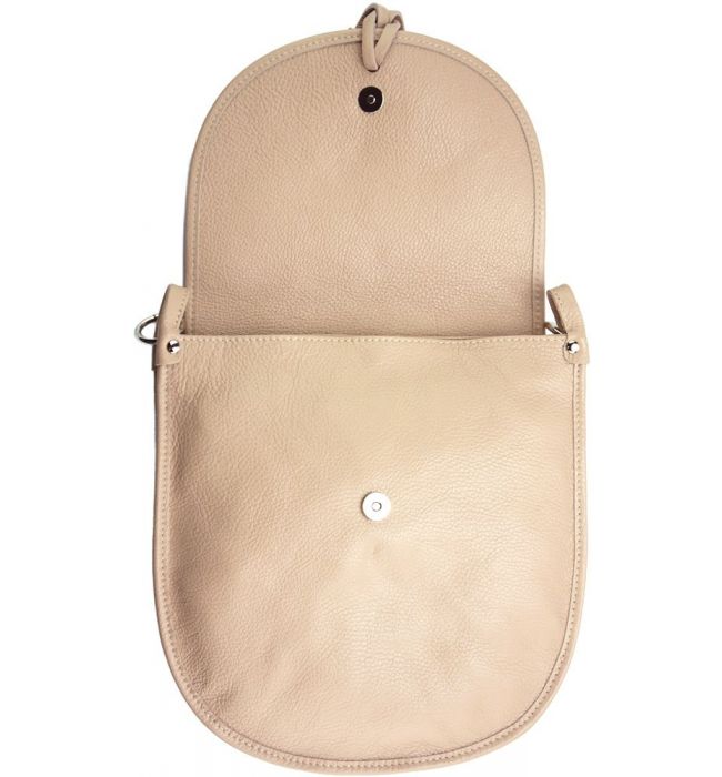 Δερμάτινη Τσάντα Χειρός Elisa Firenze Leather 9105 Ροζ