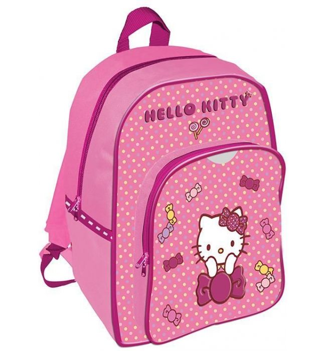 Τσάντα νηπίου πλάτης Hello Kitty με 2 θήκες 35x26x11εκ. 29797 Bagtrotter