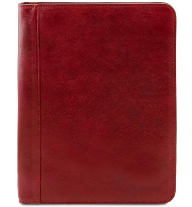 Δερμάτινος Χαρτοφύλακας / Ντοσιέ Luigi XIV Tuscany Leather TL141287 Κόκκινο