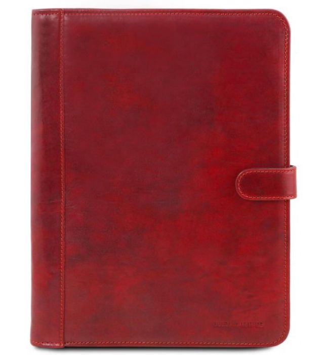 Δερμάτινος Χαρτοφύλακας / Ντοσιέ Adriano Tuscany Leather TL141275 Κόκκινο