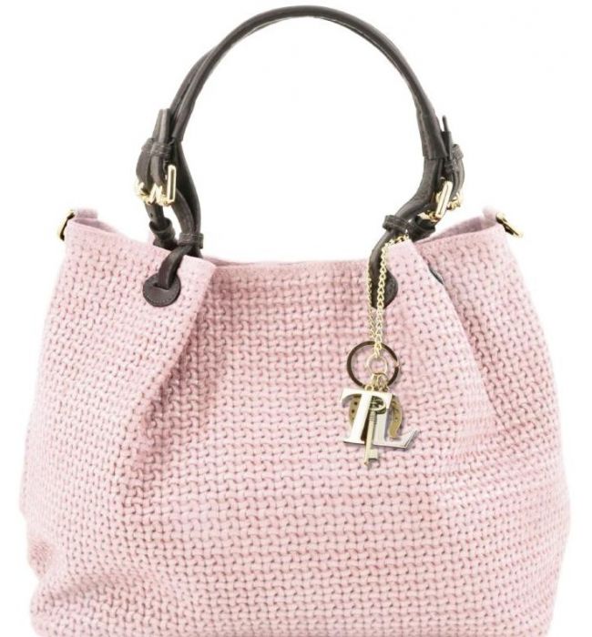Γυναικεία τσάντα δερμάτινη Tuscany Leather TL141573 Ροζ
