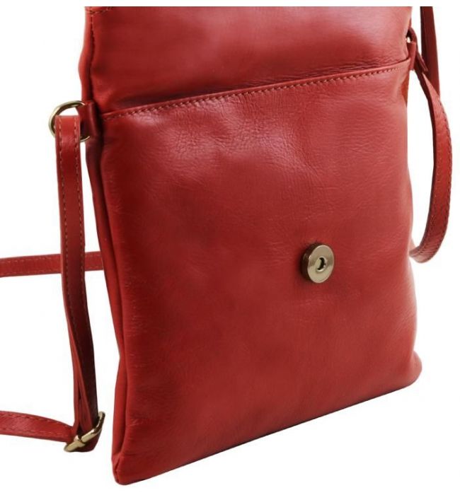 Γυναικείο Τσαντάκι Δερμάτινο TL Young Bag Tuscany Leather TL141153 Κόκκινο