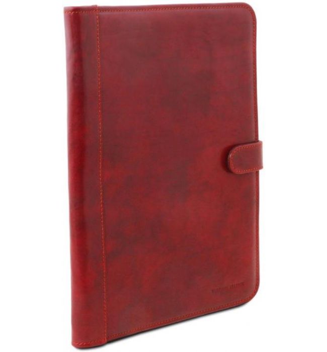 Δερμάτινος Χαρτοφύλακας / Ντοσιέ Adriano Tuscany Leather TL141275 Κόκκινο