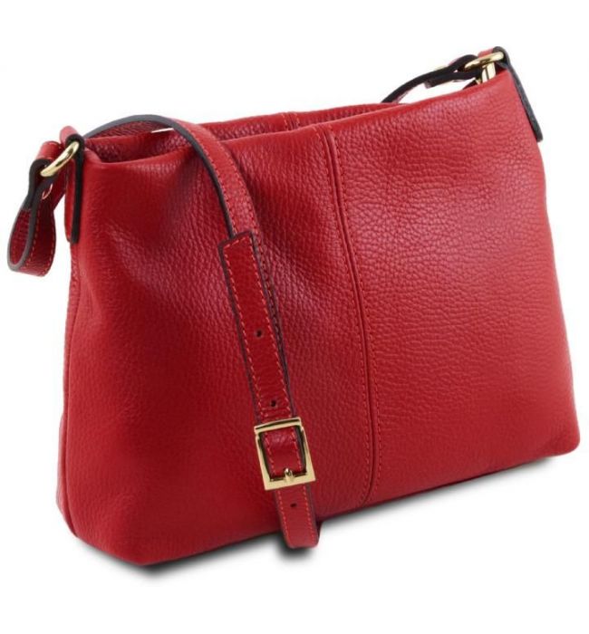 Γυναικείο Τσαντάκι Δερμάτινο TL Bag Tuscany Leather TL141720 Κόκκινο lipstick
