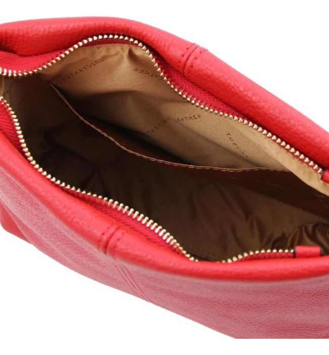 Γυναικείο Τσαντάκι Δερμάτινο TL Bag Tuscany Leather TL141720 Κόκκινο lipstick