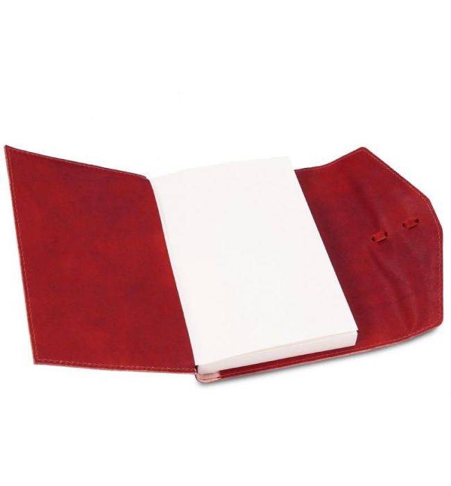 Σημειωματάριο Δερμάτινο Tuscany Leather TL142027 Κόκκινο
