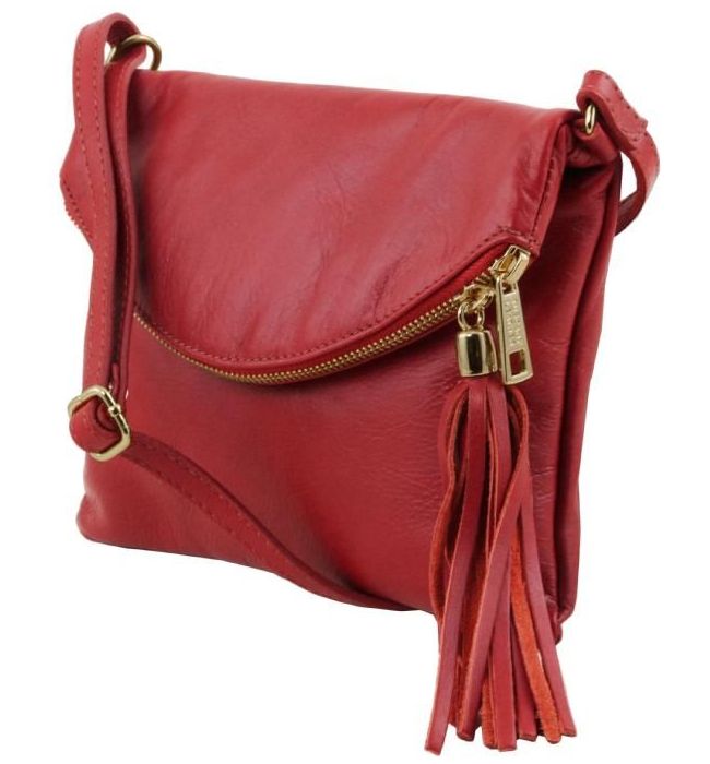 Γυναικείο Τσαντάκι Δερμάτινο TL Young Bag Tuscany Leather TL141153 Κόκκινο