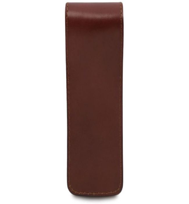 Δερμάτινη θήκη μονή για στυλό / πένα Tuscany Leather TL142131 Καφέ