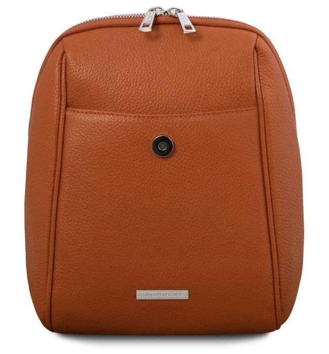 Γυναικεία Τσάντα Πλάτης Δερμάτινη TL Bag Tuscany Leather TL141905 Κονιάκ