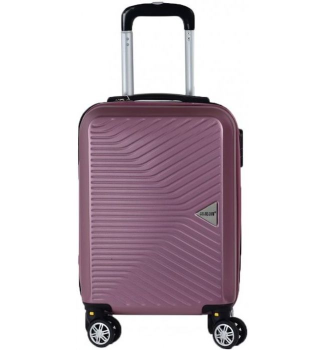 Πτυσσόμενη βαλίτσα καμπίνας - 4cm Colorlife 8053-20 55Χ36Χ23 Ροζ